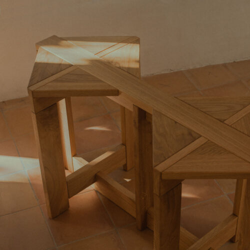 Double stool in Espacio Micus