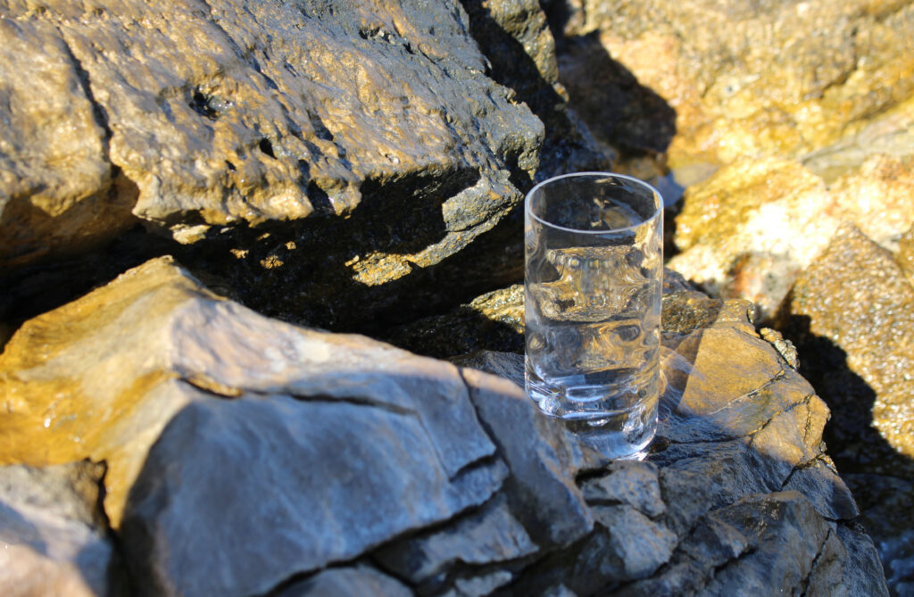 Tall glass on the rocks