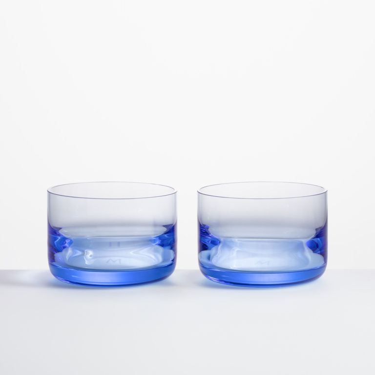 Low DUNES glasses in indigo blue variant