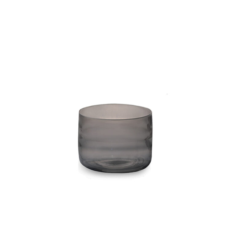 Low crystal glass in Sandstorm Grey variant